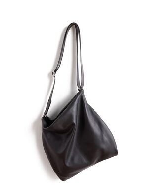 Rough & Tumble Limited Black Leather Olivia Crossbody Shoulder Bag - Medium NWOT